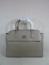 NWT Tory Burch French Gray Pebbled Leather Mercer Dome Satchel $535 - £398.00 GBP