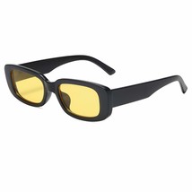 Driving Shades Rectangle Sunglasses For Men Uv Protection Small Wide Retro Frame - £17.39 GBP