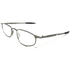 Vintage Oakley Michael Jordan OO A Eyeglasses Silver Ribbed 48-20-128 - £130.77 GBP