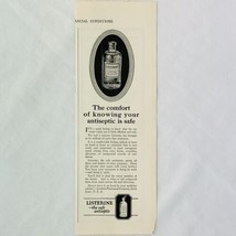 Vintage Listerine The Safe Antiseptic 1923 Print Ad Lambert Pharmacal Company - £5.29 GBP