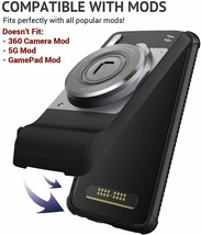 Motorola Moto Z4/Z4 Play Case Drop Protection Bumper Compatible Moto Mods Black - $38.87