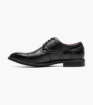 Stacy Adams Bailey Cap Toe Oxford Rich Leather Shoes Black 25750-001 image 6