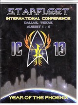 STAR TREK 2013 Starfleet International Conference Program DALLAS, TX, Aug. 1-4 - £10.78 GBP