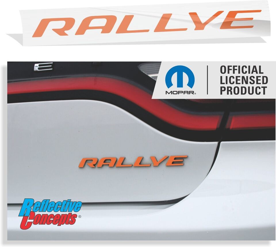 RALLYE Emblem Overlay Decal - 2015-2017 Dodge Charger RallyE