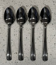 ONEIDA USA Stainless GALA IMPULSE Teaspoons 6&quot; Spoons ~ Lot of 4 - $18.37