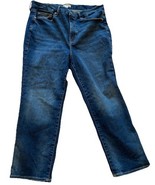 Good American Dark Wash Straight Leg Jeans Size 14-18 - €32,62 EUR