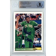 Robert Parish Boston Celtics Auto 1992 Upper Deck Autographed On-Card Be... - £98.49 GBP