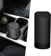 Pack-1 Car Trash Can with Lid, 2.5&quot; X 6.2&quot; Silicone Portable Waterproof ... - $18.08
