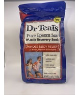 Dr Teal&#39;s Pure Epsom Salt Muscle Recovery Soak 2.5 lb Bag Menthol Arnica... - $16.82