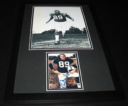Gino Marchetti Signed Framed 11x17 Photo Display Baltimore Colts - £50.61 GBP