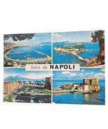 Postcard Greetings From Naples Nisida Town Hall Square Maritime Station ... - $90.59 MXN