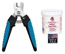 Master Grooming Tools Dog LARGE NAIL CLIPPER&STYPTIC POWDER Stop Bleeding&Pain - £41.42 GBP