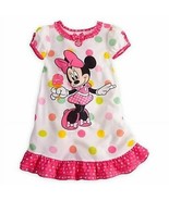 Disney Minnie Mouse Girl&#39;s Polka Dot and Ice Cream Nightgown, Gown - $644.35 MXN