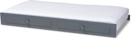 Baxton Studio Trundle, Single, Grey - $122.99