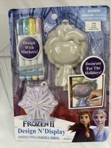 Disney Frozen 2 Design N&#39; Display Elsa Christmas Ornament Marker Ribbon￼ Santa! - £3.58 GBP