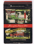 Matchbook Cover University Of Alabama Tuscaloosa Alabama Crimson Tide - $9.89
