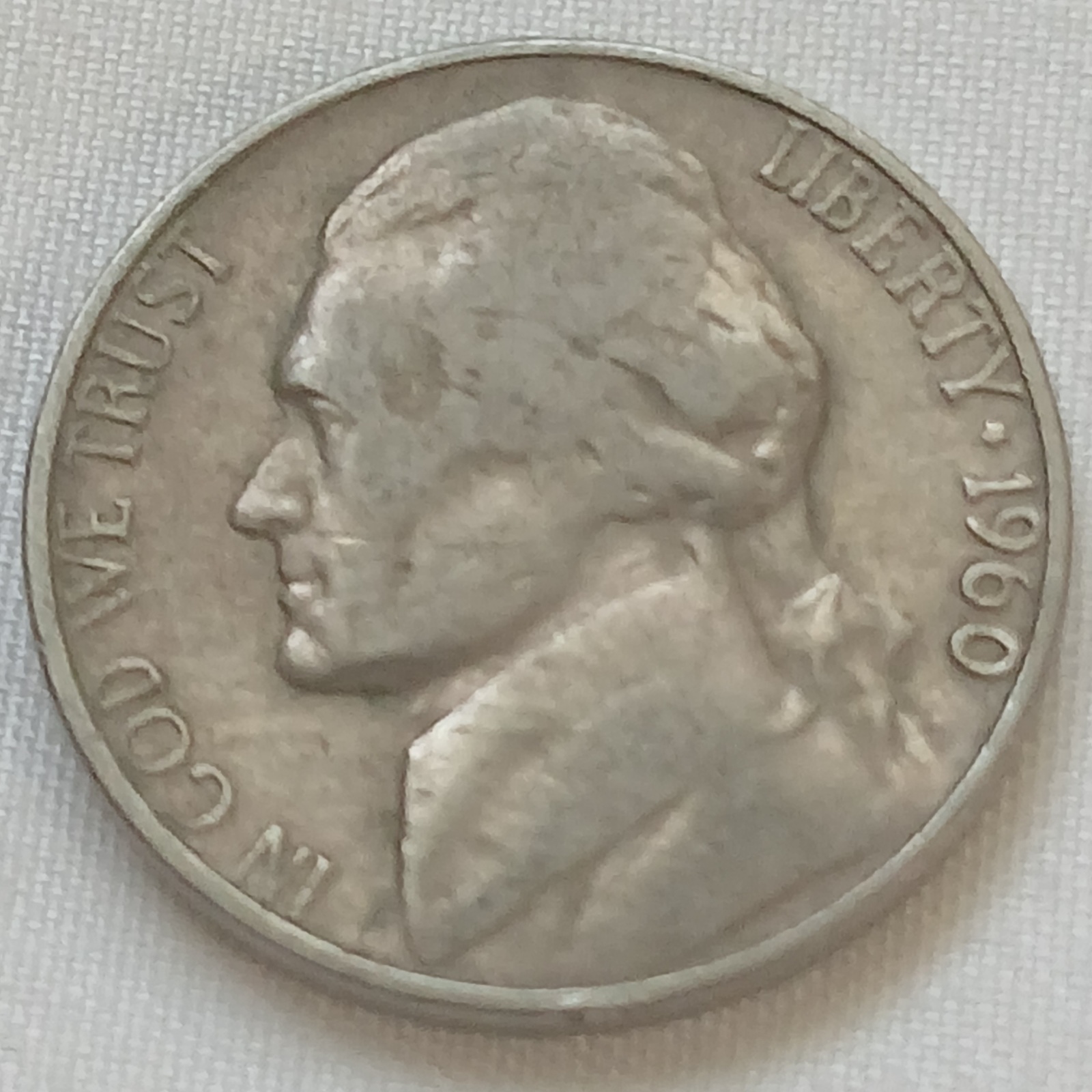 US 1960 D Jefferson Nickel - Denver Issue - Old Authentic Better Circula... - $3.49