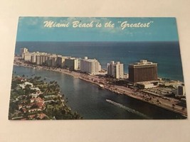 Vintage Postcard Unposted Miami Beach Is The Greatest FL - £1.12 GBP