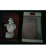 Snowman Trinket Box Figurine /Statue - Porcelain- Holiday Elegance -Cele... - €11,86 EUR