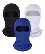 Ski Mask Balaclava Full Face Windproof 3 Pieces Size Medium White, Blue,... - €3,11 EUR