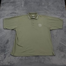 Cutter and Buck Shirt Mens M Green Deer Creek Short Sleeve Collared Top - $18.69