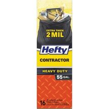 Contractor Trash Bags, Heavy Duty, 55-Gallon, 16-Ct. - $46.11 CAD
