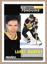 1991-92 Pinnacle #143 Larry Murphy Pittsburgh Penguins - £1.45 GBP