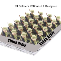 24pcs/lot WW2 Military Soldier Building Block US UK Mini Action Figures Toy #E02 - $24.99