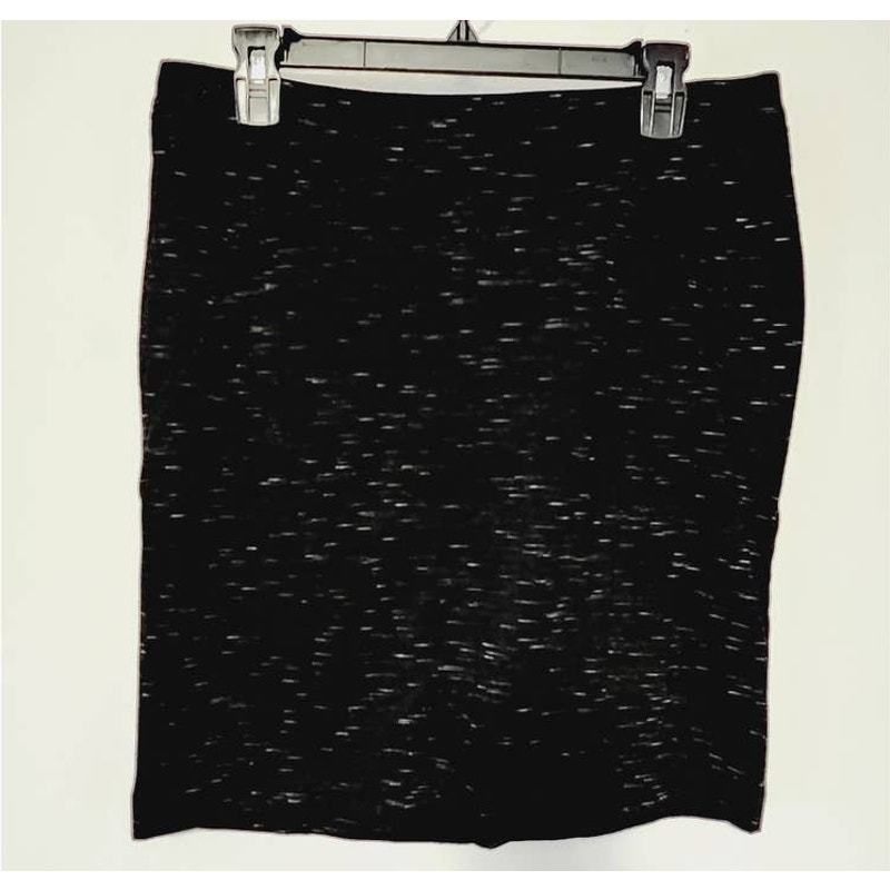 Fenn Wright Manson J614 Black &amp; White Winter Print Skirt 8 - $29.00