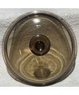Pyrex Vision Ware Replacement LID 8.5 inch V-2.5-C Amber Glass V2.5C Lid... - $10.88