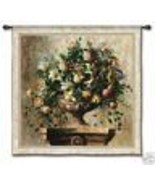 53x53 SONATA Floral Flower Rose Lily Tapestry Wall Hanging - $178.20