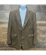 Lauren Ralph Lauren Blazer Faux Suede Men 2 Button Fall Classic Size 42R - $549.42 MXN
