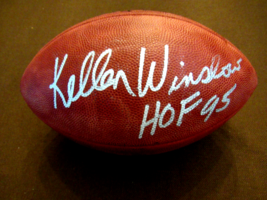 KELLEN WINSLOW HOF 95 SAN DIEGO CHARGERS TE SIGNED AUTO WILSON NFL FOOTB... - £197.37 GBP