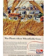 World War 2 GM War Plants Where Wheat Fields Grow AD - £10.91 GBP
