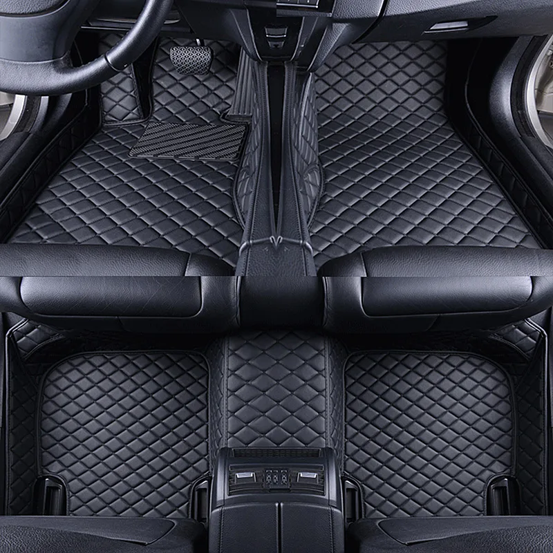 Custom Car Floor Mats For For Ford S MAX Puma Mustang Explorer Ecosport Leather - £64.89 GBP+