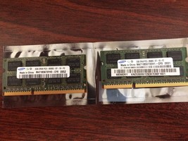 SAMSUNG 4GB (2x2GB) DDR3 PC3-8500 204-PIN LAPTOP MEMORY - $16.82