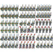 Kingdom Castle Blue Lion Knights Army Collection 88pcs Minifigures Lot - $15.99+
