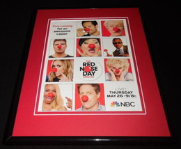 2016 NBC Red Nose Day 11x14 Framed ORIGINAL Advertisement Ludacris Paul Rudd - £27.86 GBP