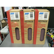 NORTON #02063 CONTRACTOR VALU-PACK 3&quot;x21&quot;ALL PURPOSE SANDING BELTS 15 pcs - $641.83 MXN