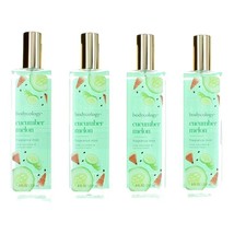 Cucumber Melon by Bodycology, 4 Pack 8 oz Fragrance Mist for Women - £39.31 GBP