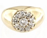 Men&#39;s Cluster ring 14kt Yellow Gold 354046 - £798.40 GBP