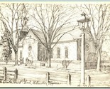 Charles Conely Signed Bruton Parish Church Williamsburg VA UNP Postcard I14 - £2.10 GBP