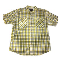 TOOL Jeans Yellow Men&#39;s Button Down Casual Shirt 2XL - £15.44 GBP