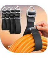 4-Pack Cord Holder Wraps, One-Hand Tighten, Adjustable Straps for Garage/RV - $364.70 MXN