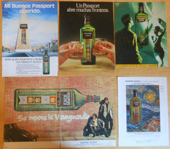 Passport Scotch Whisky 5x Ads 1980s/90s Advert Advertising Promo Advertising - £5.04 GBP