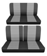 Fits 1971 Dodge Dart swinger 2dr sedan Front 50-50 top &amp; solid Rear seat... - $159.49