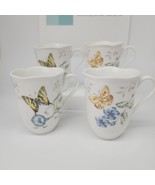 ♻️ Lenox Butterfly Meadow Monarch 4-Mugs 12oz - €42,30 EUR