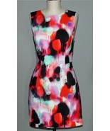 FRENCH CONNECTION Colorful Watercolor Paint Splash Sleeveless Dress Wm&#39;s... - $69.99