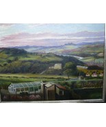 Ernest F. Hill, Antique 1928 British Oil Painting Oil/C, Landscape, 35 X... - £341.66 GBP