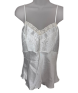 Vintage Jones New York Womens Large Ivory Satin Slip Nightie Chemise - $27.72 CAD
